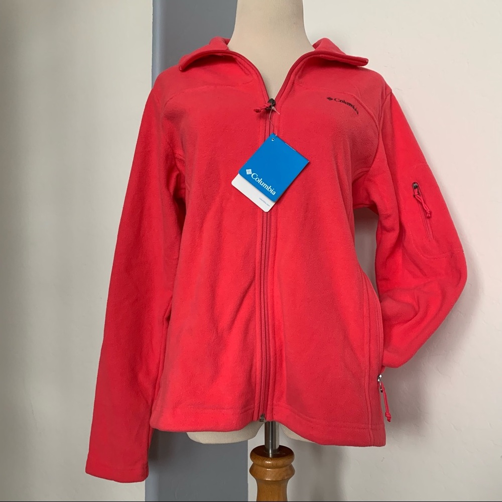 🆕 Columbia Women's Full Zip Fleece Jacket size M - Picture 1 of 14